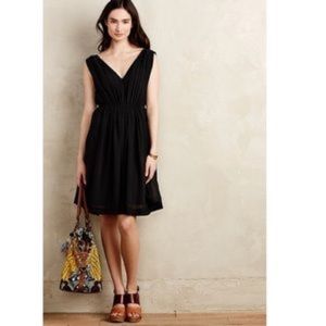 Anthropologie Black Lavana Dress By HD Paris